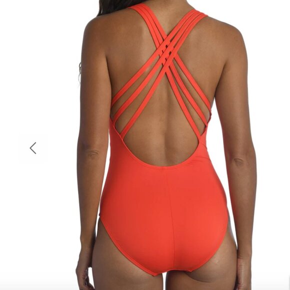 La Blanca Island Goddess Tummy-Control Strappy One-Piece Swimsuit - Picture 1 of 15